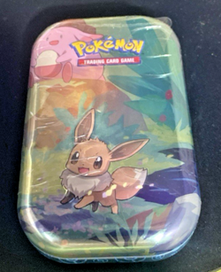 Pokemon Kanto Friends Eevee Mini Tin 2019 Factory Sealed H24 - Image 1
