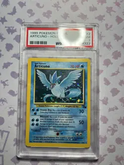 1999 Pokemon Fossil Articuno - Holo Nm PSA 7 2/62 #2 - Image 2