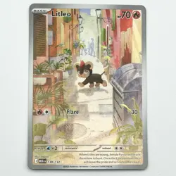 Litleo 139/132 NM - Illustration Rare ME01: Mega Evolution Full Art Pokemon TCG - Image 1