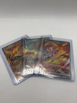 Pokemon TCG Team Rocket's Moltres ex Destined Rivals Stamped UPC Promo Set - Image 1