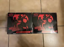 Pokemon TCG Destined Rivals ETB Booster Box NEW SEALED Lot of 2 - Image 1