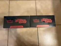 Pokemon TCG Destined Rivals ETB Booster Box NEW SEALED Lot of 2 - Image 2