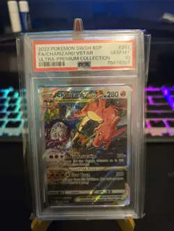 Pokemon TCG Charizard VStar SWSH262 Ultra Premium Collection Promo PSA 10 - Image 1