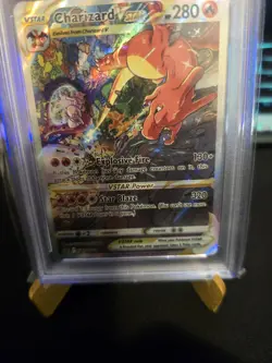 Pokemon TCG Charizard VStar SWSH262 Ultra Premium Collection Promo PSA 10 - Image 4