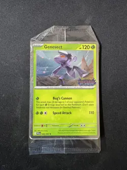 Pokemon Genesect 008/094 Phantasmal Flames Logo Holo Promo Exclusive SEALED - Image 1