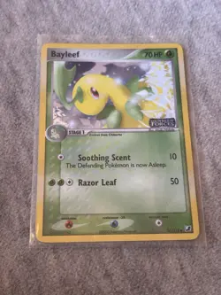 Pokemon TCG Bayleef 35/115 Unseen Forces Reverse Holo STAMPED Played - Image 1