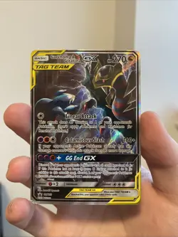 Pokemon 2019 Garchomp and Giratina GX SM193 Black Star Promo - Image 1