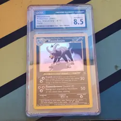 Houndoom Neo Discovery 4/75 Holo Rare CGC 8.5 Pokemon TCG 2001 - Image 1