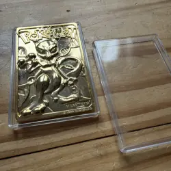 1999 Pokemon MewTwo Burger King 23K Gold Plated #150 Promo Limited Edition - Image 5