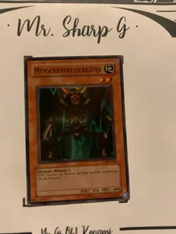 MENSCHENFRESSERKAFER - LOB-G088 DEUTSCH Yu-Gi-Oh! CARD SUPER RARE HOLO KONAMI - Image 3