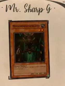 MENSCHENFRESSERKAFER - LOB-G088 DEUTSCH Yu-Gi-Oh! CARD SUPER RARE HOLO KONAMI - Image 4