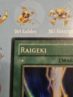 Yugioh TCG Raigeki LOB-053 1st Edition Card - Image 3