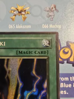 Yugioh TCG Raigeki LOB-053 1st Edition Card - Image 4