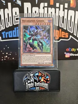 PHRE-EN003 Hecahands Godos Super Rare 1st Ed YuGiOh - Image 1