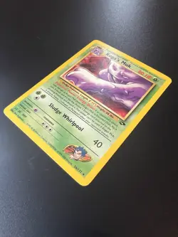 Koga’s Muk 26/132 Gym Challenge Unlimited 2000 Pokemon Card Rare NM - Image 3