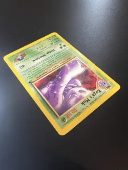 Koga’s Muk 26/132 Gym Challenge Unlimited 2000 Pokemon Card Rare NM - Image 4