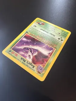 Koga’s Muk 26/132 Gym Challenge Unlimited 2000 Pokemon Card Rare NM - Image 5