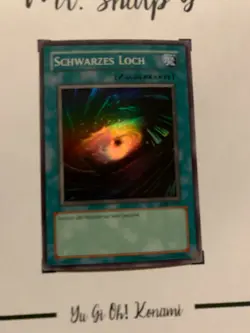 SCHWARZES LOCH - LOB-G941 DEUTSCH Yu-Gi-Oh! CARD SUPER RARE HOLO KONAMI - Image 2