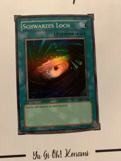 SCHWARZES LOCH - LOB-G941 DEUTSCH Yu-Gi-Oh! CARD SUPER RARE HOLO KONAMI - Image 3