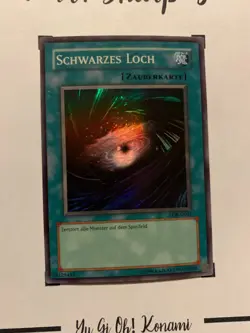 SCHWARZES LOCH - LOB-G941 DEUTSCH Yu-Gi-Oh! CARD SUPER RARE HOLO KONAMI - Image 4