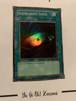 SCHWARZES LOCH - LOB-G941 DEUTSCH Yu-Gi-Oh! CARD SUPER RARE HOLO KONAMI - Image 5