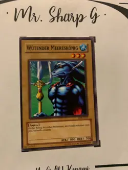 WUTENDER MEERESKONIG - LOB-G027 DEUTSCH Yu-Gi-Oh! CARD COMMON KONAMI - Image 3