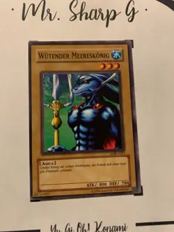WUTENDER MEERESKONIG - LOB-G027 DEUTSCH Yu-Gi-Oh! CARD COMMON KONAMI - Image 4