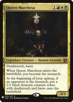 MTG - Queen Marchesa - Mystery Booster - NM, English Magic FLAT RATE SHIP - Image 1