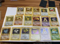 17 Pokemon Vintage Card Collection All HoloCards, Jungle, Legendary Etc LP-HP - Image 1
