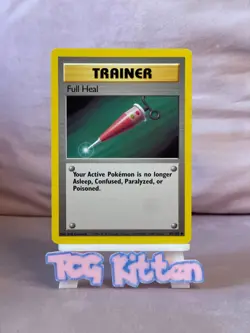 Full Heal - 82/102 - Base Set - Pokemon - LP - TCGKITTEN - Image 1