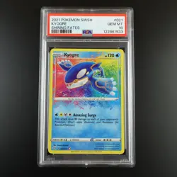 PSA 10 Kyogre 021/072 Pokemon Shining Fates Amazing Rare Holo Graded Card - Image 1