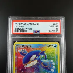 PSA 10 Kyogre 021/072 Pokemon Shining Fates Amazing Rare Holo Graded Card - Image 2