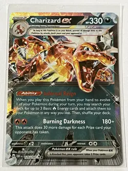 Charizard EX 125/197 Pokemon Obsidian Flames 2023 Near Mint Double Rare Holo - Image 2