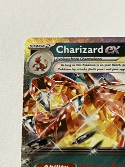 Charizard EX 125/197 Pokemon Obsidian Flames 2023 Near Mint Double Rare Holo - Image 5
