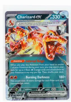 Pokemon TCG Obsidian Flames Charizard EX 125/197 Holo NM - Image 1