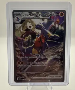 Pokemon TCG Cynthia's Garchomp EX Holo Card 232/182 Sv10: Destined Rivals NM - Image 2
