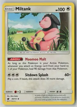 Miltank 78/111 Pokemon Crimson Invasion Uncommon Lightly Played (LP) 1 - Image 1