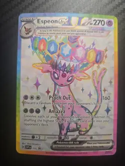 Pokemon Espeon EX SVP 175 Premium Figure Collection Black Star Promo NM - Image 1