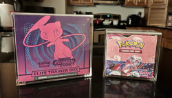Pokemon Fusion Strike Booster Box AND ETB New Factory Sealed Acrylic Cases - Image 1
