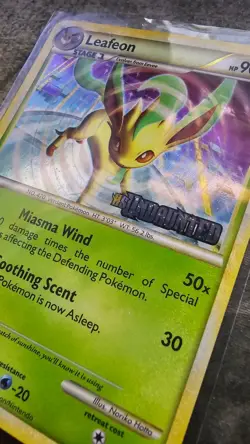 Pokemon TCG - Leafeon - (Prerelease) - 17/90 - HGSS Undaunted - STAMPED - NM - Image 2