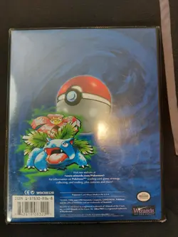 Pokemon 1999 Official Trading Card Game Nintendo WOTC Vintage Binder Only 742818083201 - Image 2