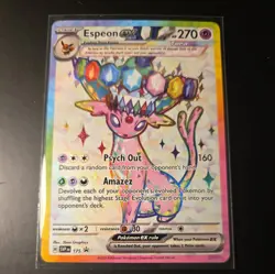 Pokemon Espeon ex SVP 175 Premium Figure Collection Black Star Promo English - Image 1