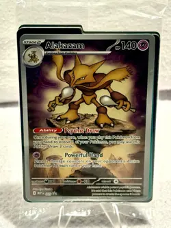 Pokemon Mega Evolutions Alakazam FACTORY SEALED Promo Pack - Image 1