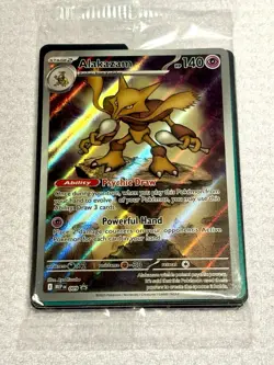 Pokemon Mega Evolutions Alakazam FACTORY SEALED Promo Pack - Image 2