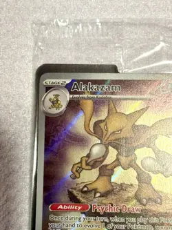 Pokemon Mega Evolutions Alakazam FACTORY SEALED Promo Pack - Image 3