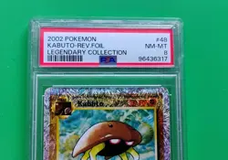 Pokemon Kabuto 48/110 Legendary Collection 2002 Reverse Foil PSA 8 NM-MT - Image 2