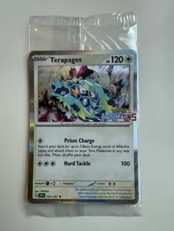 Pokemon Center Horizons Stamped Quaxly Promo 50/191 & Terapagos 161/191 SEALED - Image 1