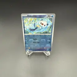 Oshawott 021/086 Master Ball Pattern Pokemon TCG White Flare Holo Card - Image 1