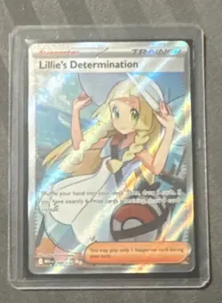 Mega Evolution Lillie's Determination 169/132 Holo Ultra Rare Pokemon TCG - Image 1