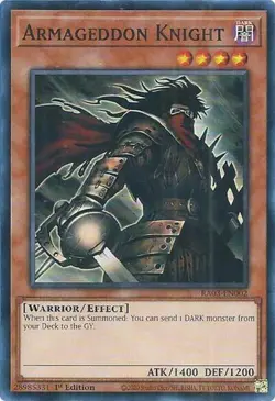 1x Armageddon Knight - 1st Edition NM Eng YuGiOh - Quarter Century Bonanza - Image 1